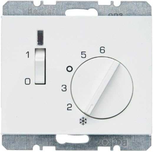 Berker 20307109 Temp.-Regler mit Öffner, Z.-Stk., Wippsch. u. LED K.1 polarweiß, glänzend Mesch Shop Berker 20307109 Temp.-Regler mit Öffner, Z.-Stk., Wippsch. u. LED K.1 polarweiß, glänzend Mesch Shop